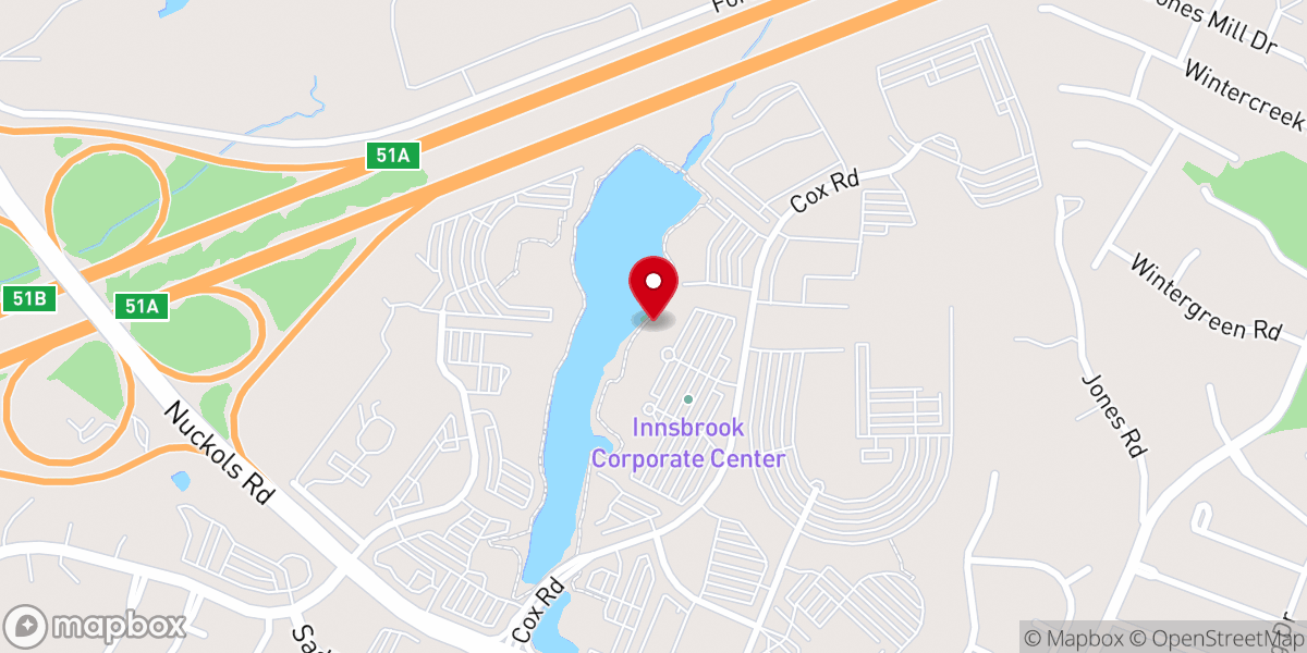 Map showing location of CHURCH ON THE HILL Inc