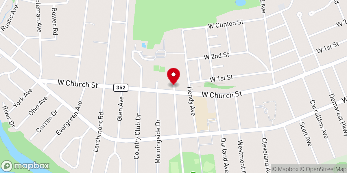 Map showing location of School of Good Works