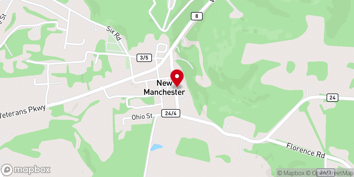 Map showing location of Fritts Sherrill