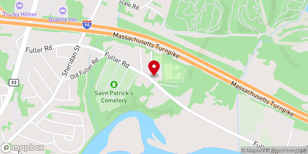 Map showing location of Chicopee Moose Family Center