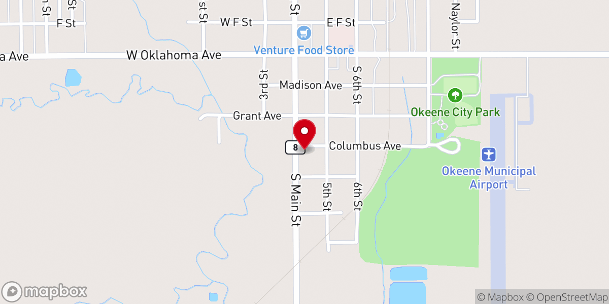 Map showing location of Church of God