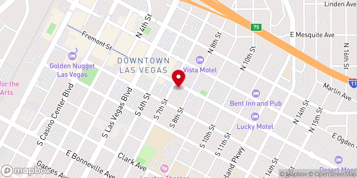 Map showing location of Get Married Vegas