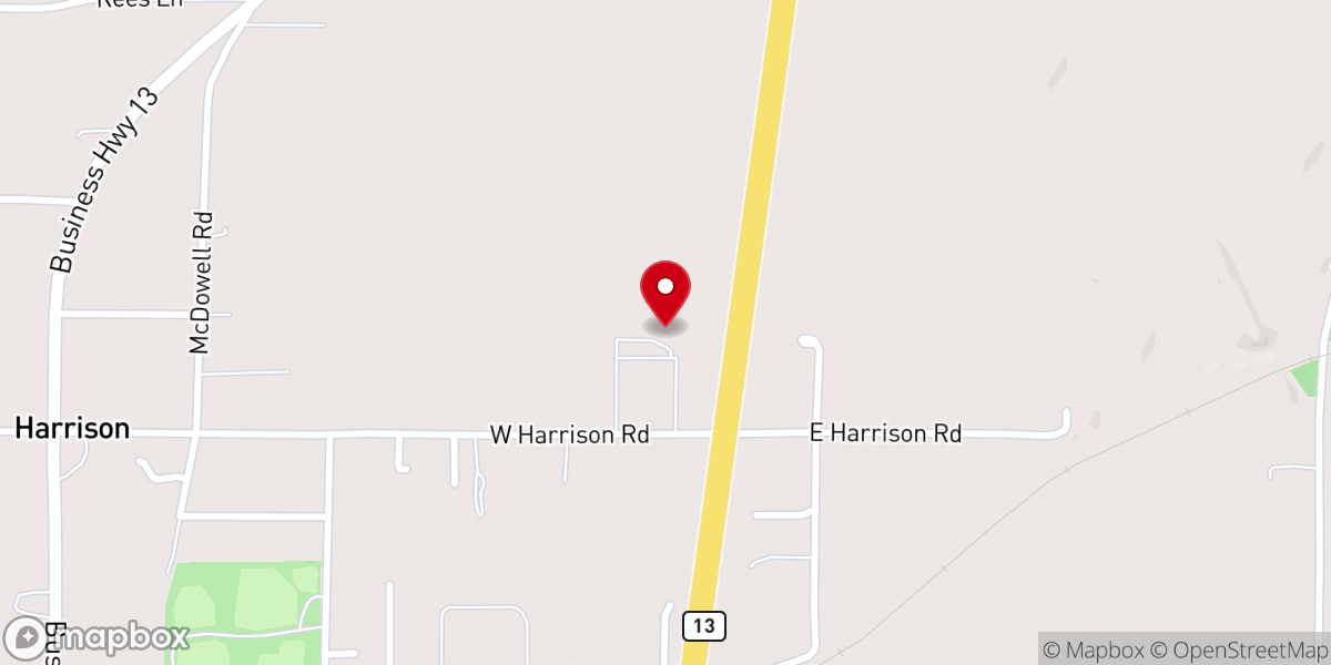 Map showing location of Christ Community Church