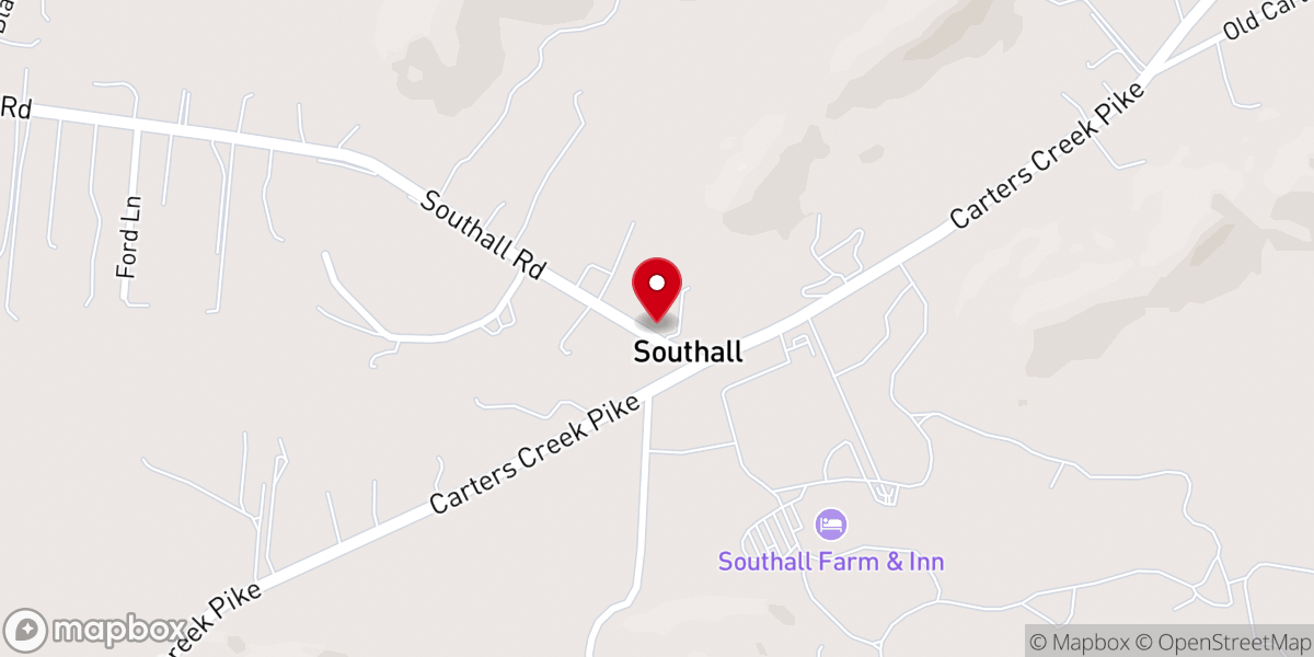 Map showing location of Berea Church of Christ