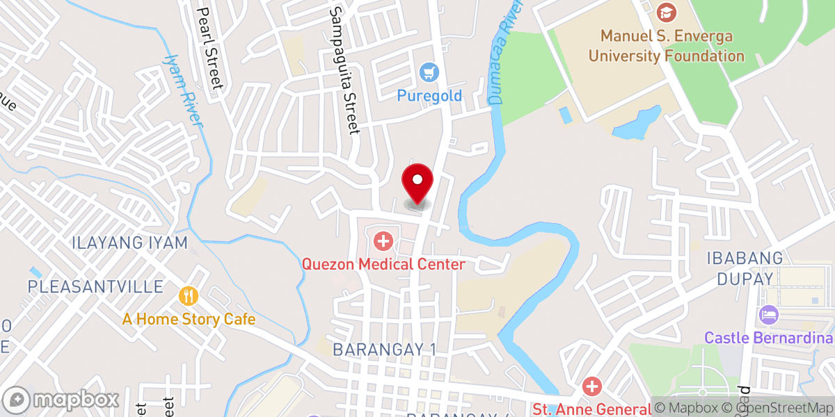 Map showing location of The Church of Jesus Christ of Latter-day Saints