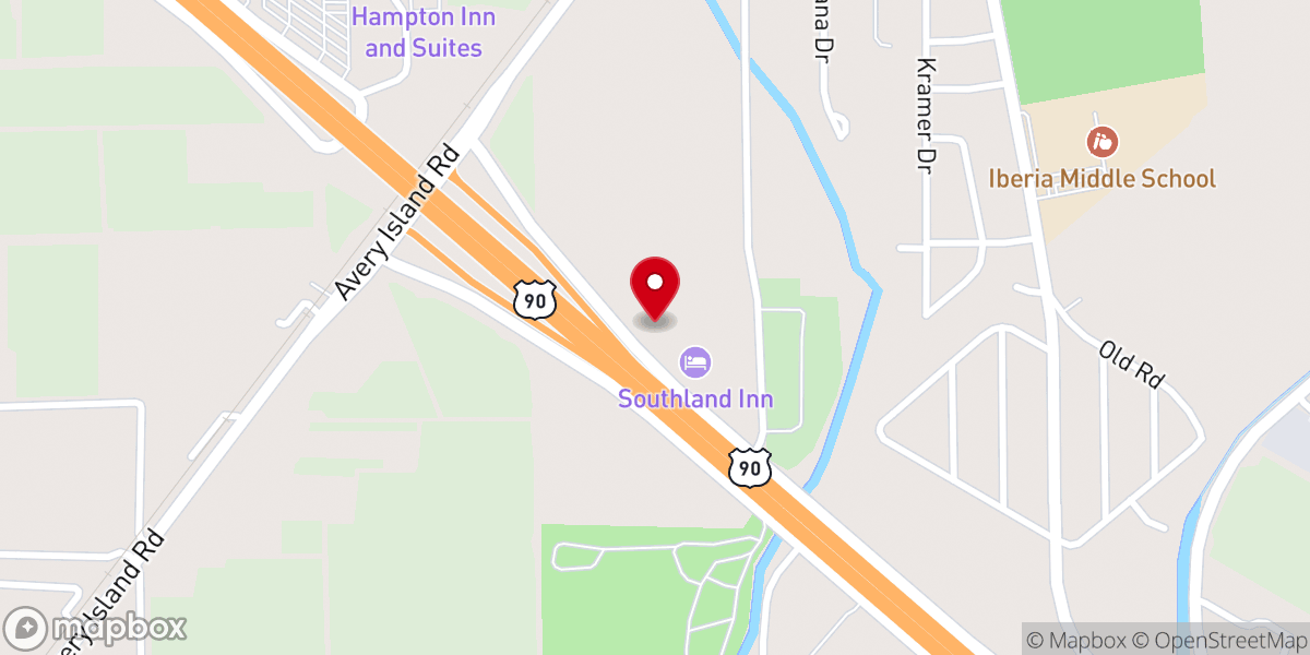 Map showing location of Lighthouse Baptist Church
