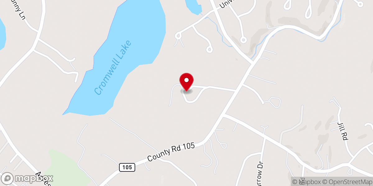 Map showing location of Bethany Retreat House