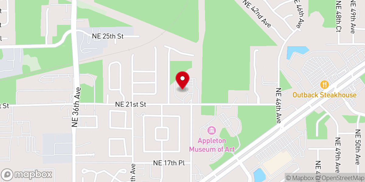 Map showing location of Our Lady of the Springs Catholic Church