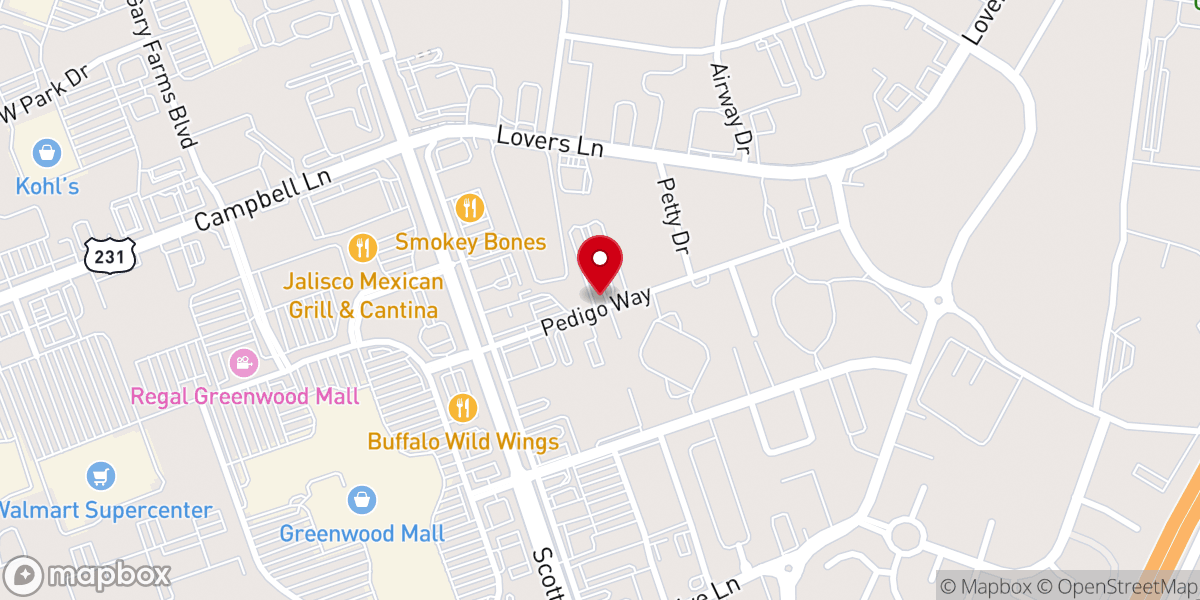 Map showing location of The Door Christian Fellowship Church