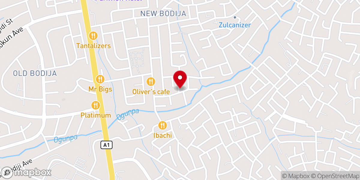 Map showing location of Anglican Church of the Messiah