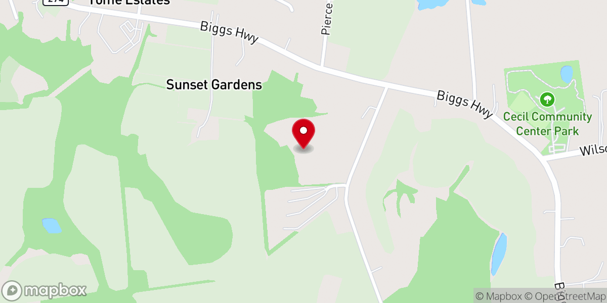 Map showing location of River Rock Apostolic Faith Church Inc