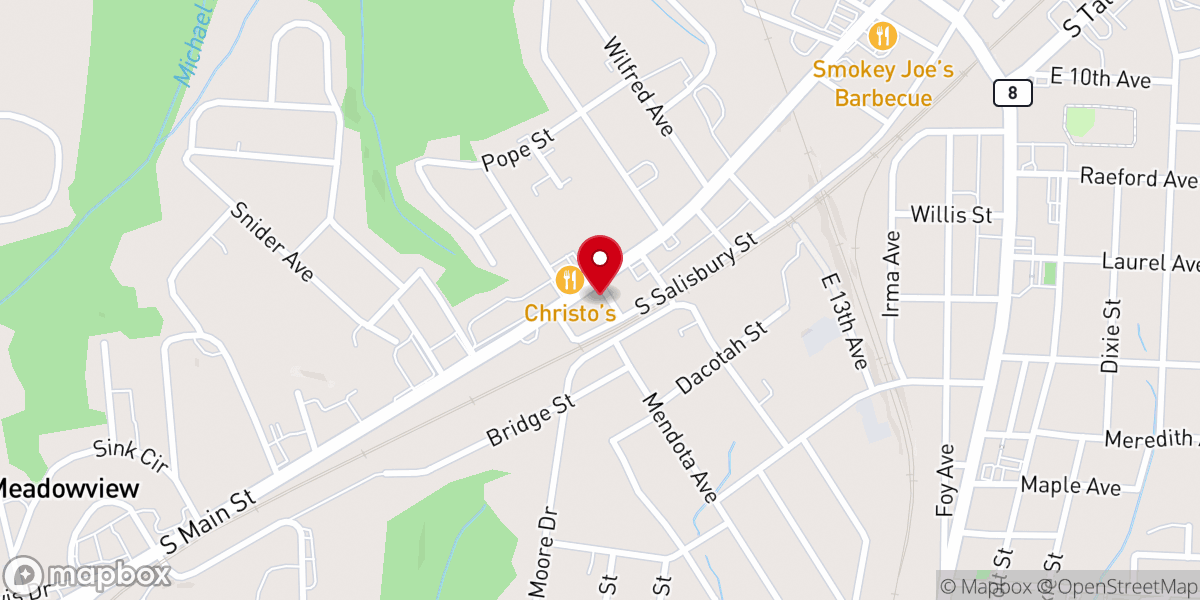 Map showing location of Next Generation Church