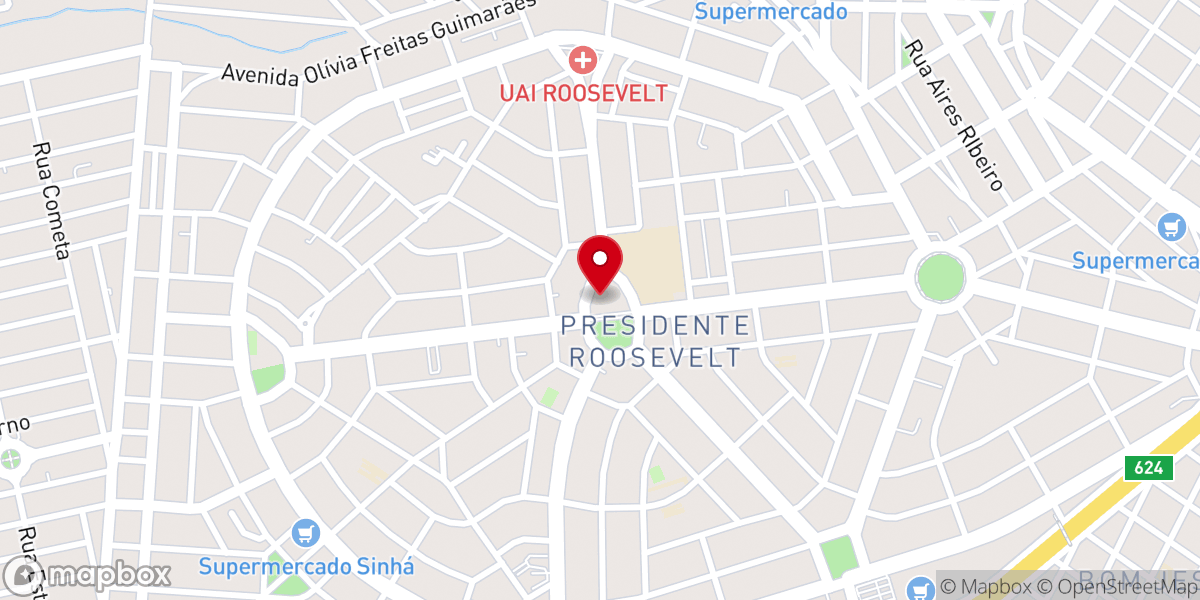 Map showing location of Paróquia São Judas Tadeu