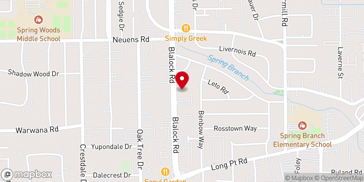 Map showing location of St. Christopher's Episcopal Church