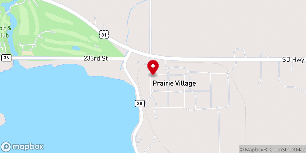 Map showing location of Junius Church