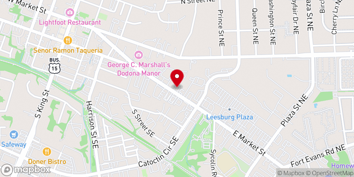 Map showing location of Believers Bible Church