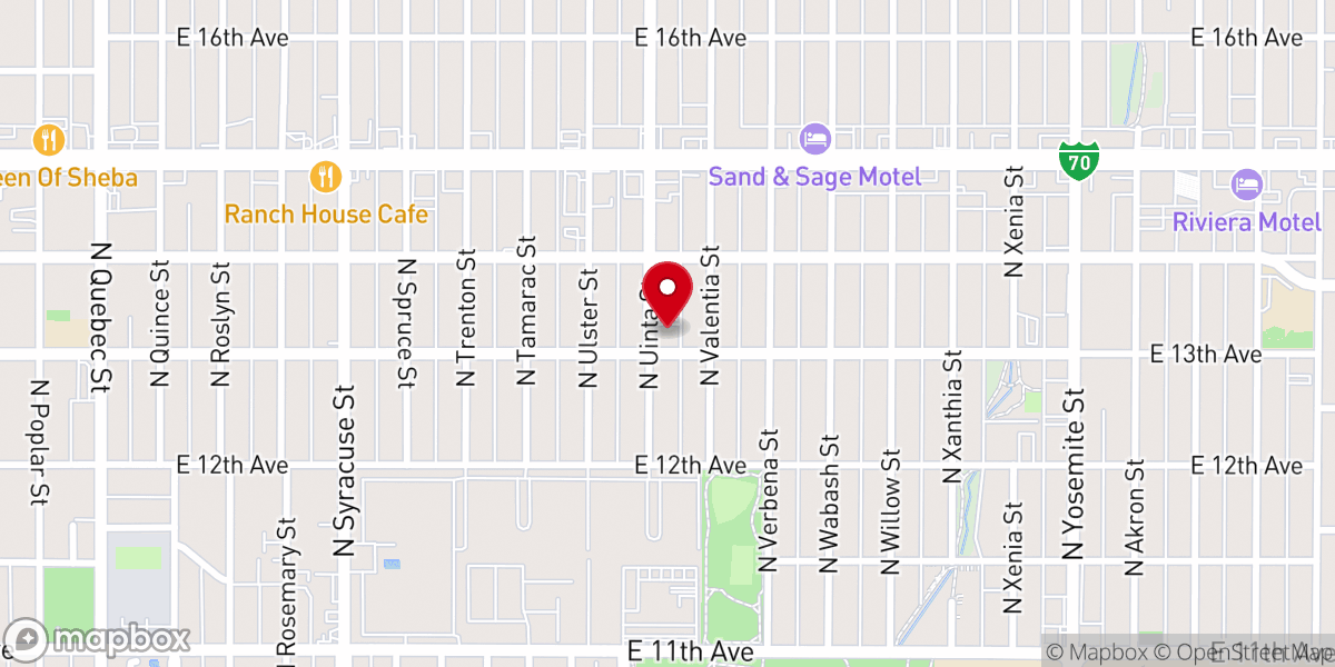 Map showing location of Greater St John Baptist Church