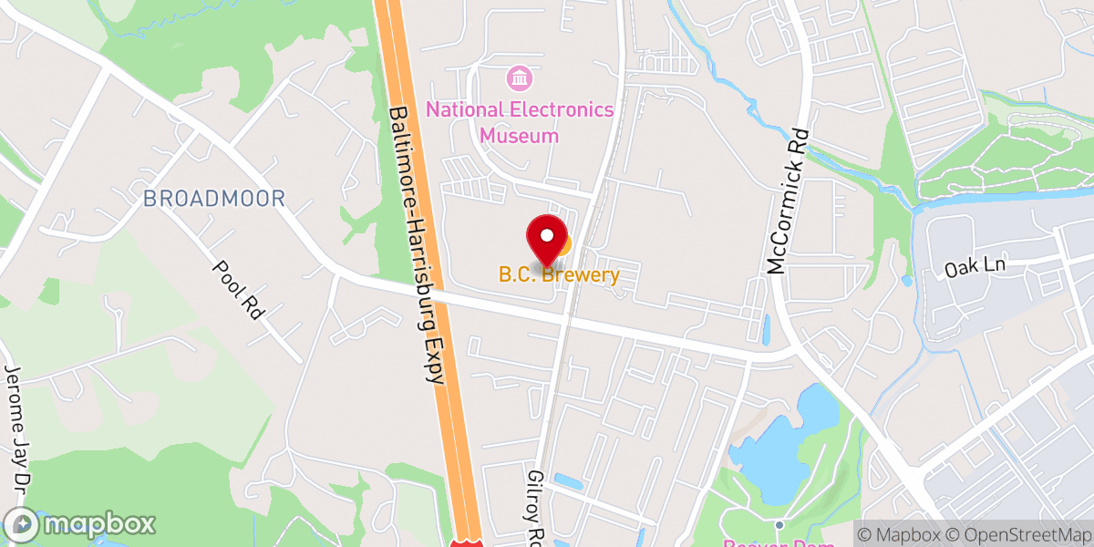 Map showing location of Hunt Valley Church - Point (and office)