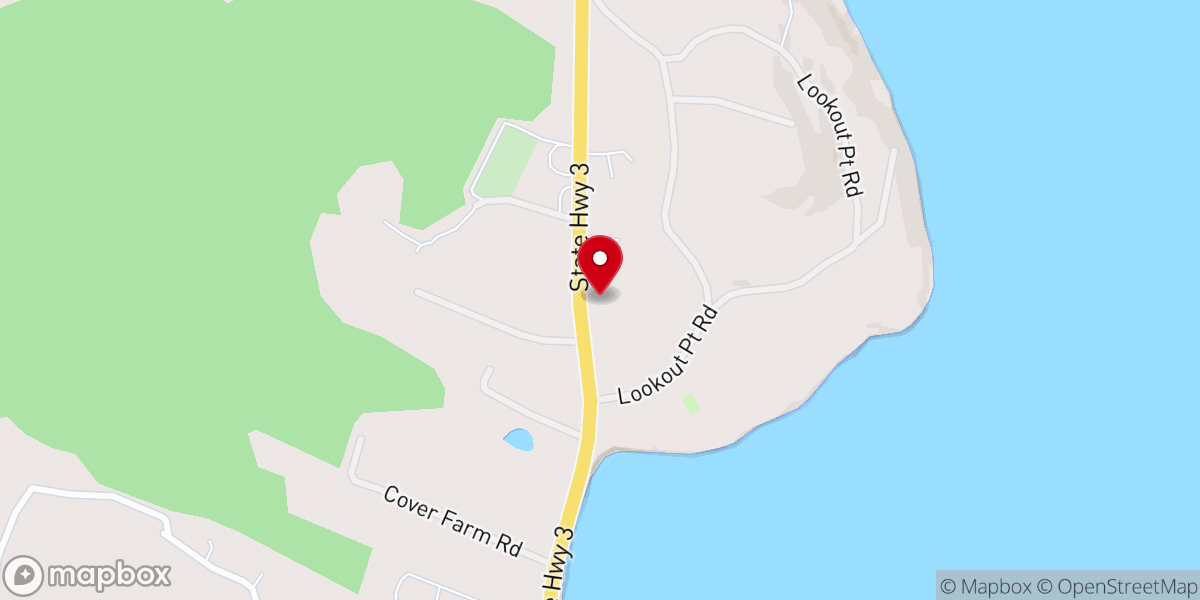 Map showing location of Church of Our Father Episcopal Church