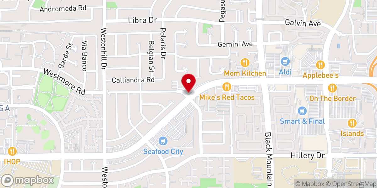 Map showing location of Mira Mesa Grace Chapel