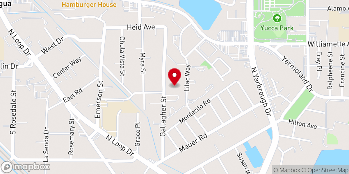 Map showing location of Saint John Paul II Catholic Church