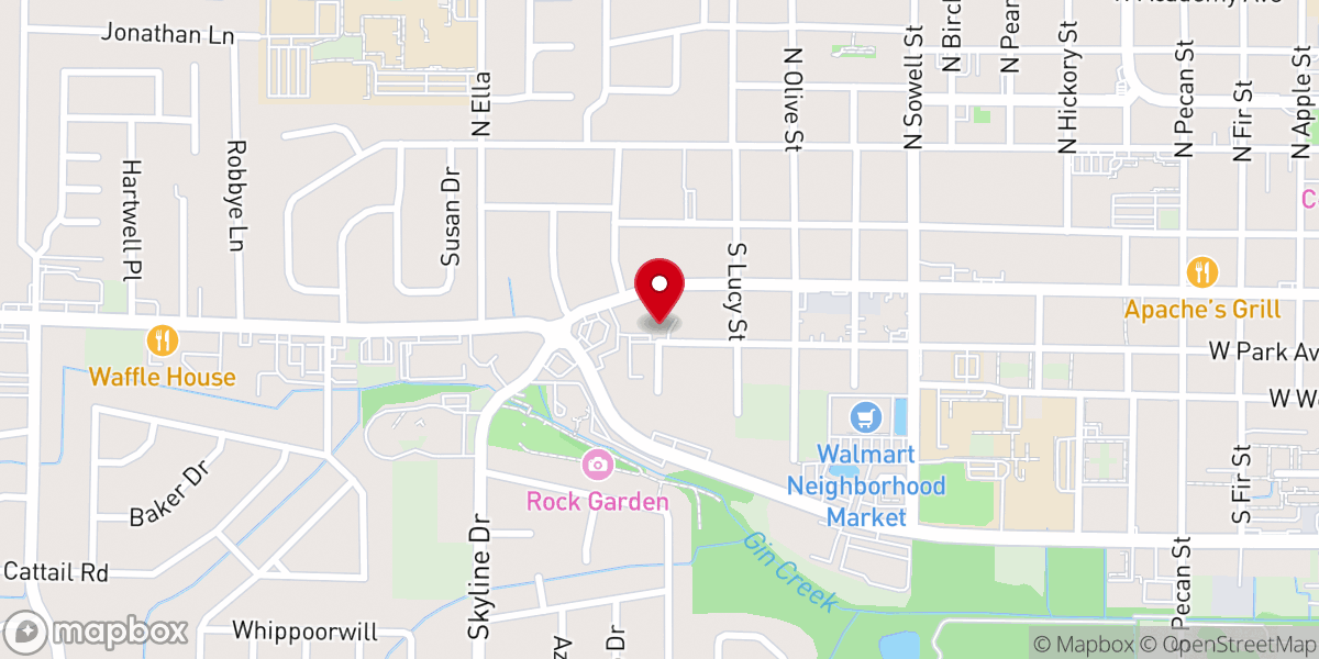 Map showing location of Good Samaritan Center
