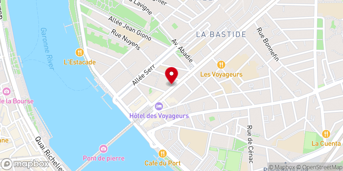 Map showing location of Soeurs Ursulines de Jésus