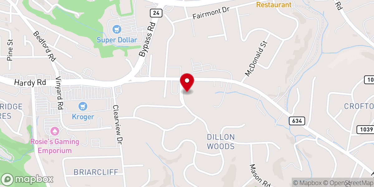 Map showing location of St Timothy Lutheran Church