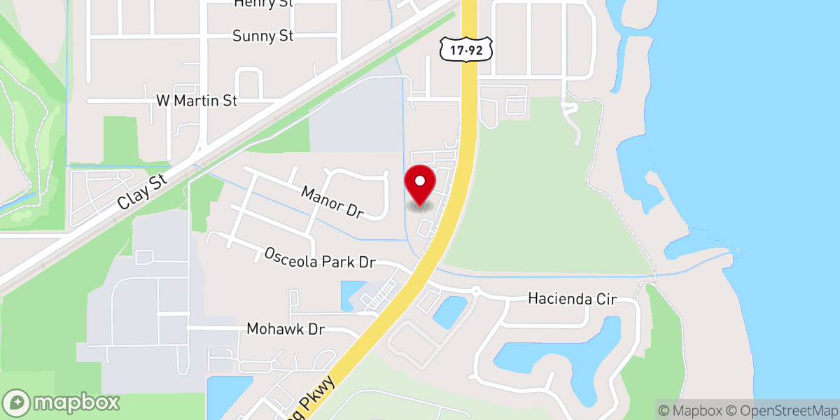 Map showing location of Life Worship Church.
