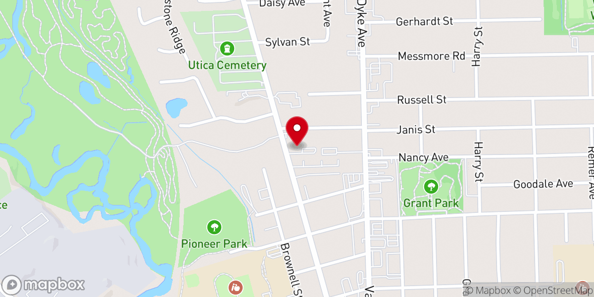 Map showing location of Fishermans Net Christian Church