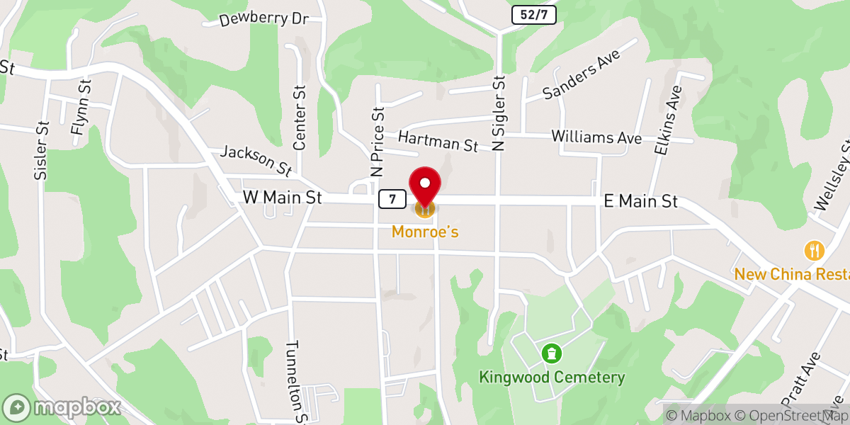 Map showing location of Salvation Army