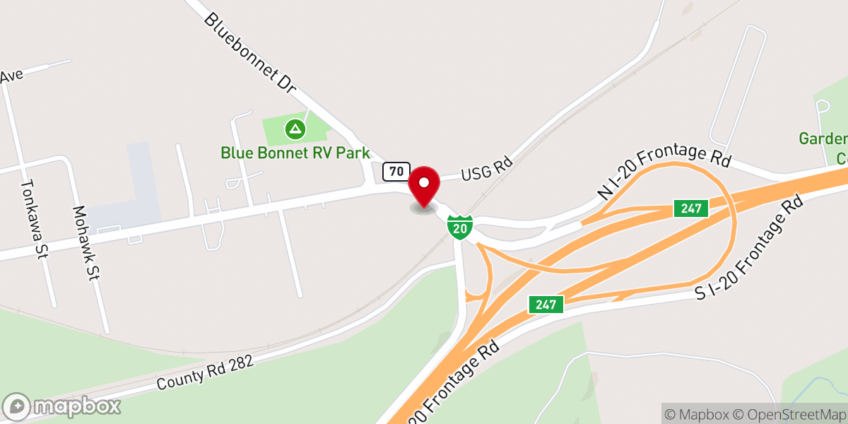 Map showing location of Rhema Valley Family Church