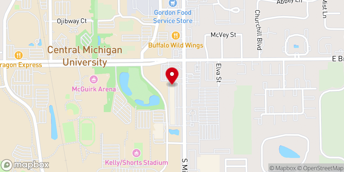 Map showing location of Spectrum Store