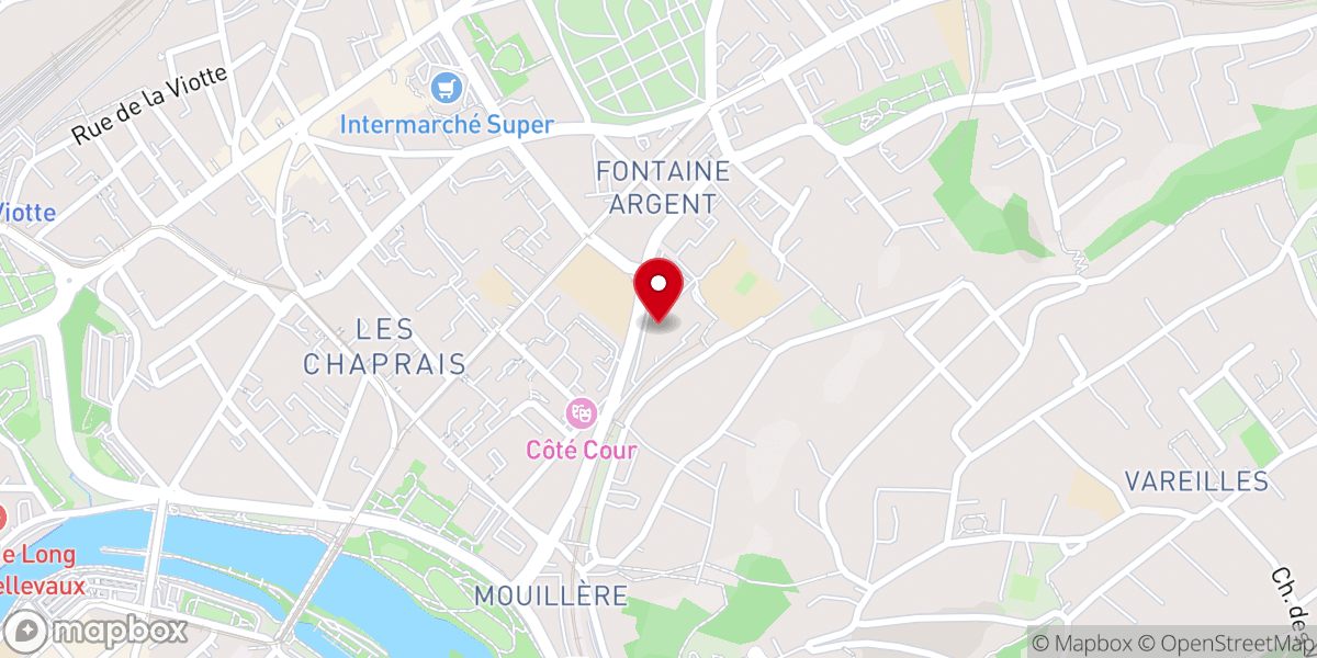 Map showing location of EGLISE CARREFOUR DE L'EVANGILE