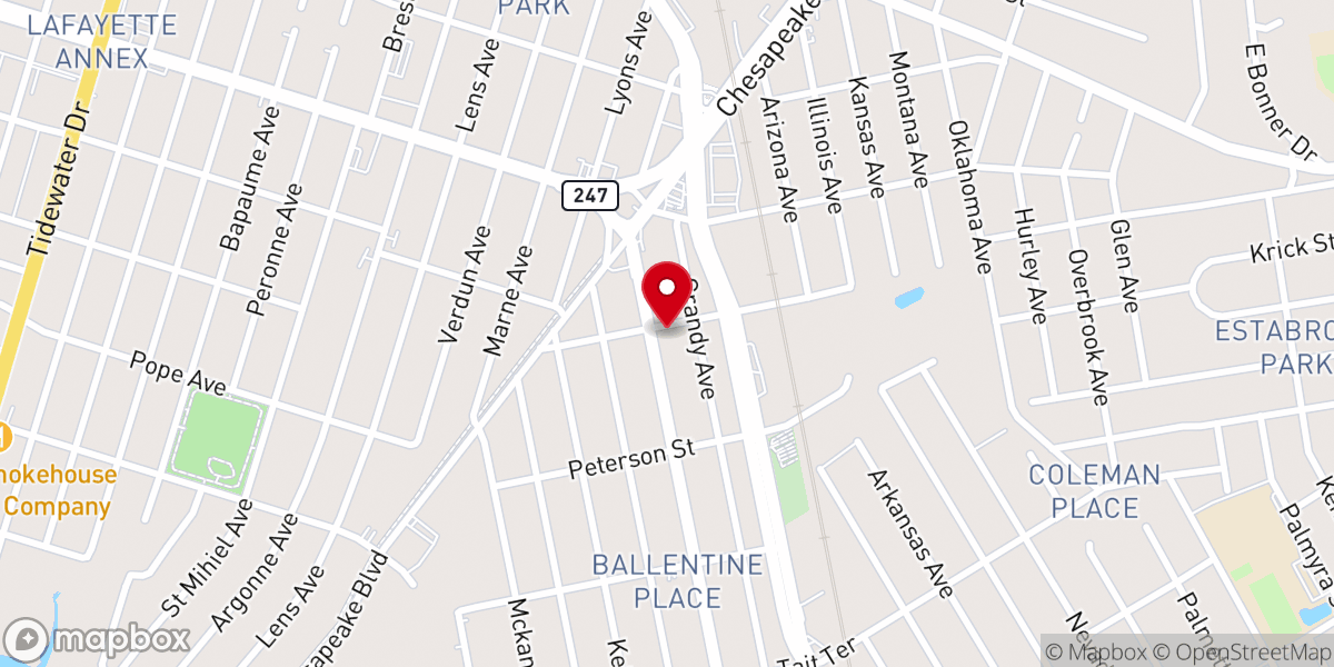 Map showing location of Emanuel Holy Temple