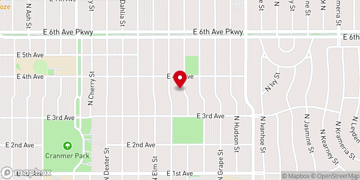 Map showing location of Brotherhood of Saint George