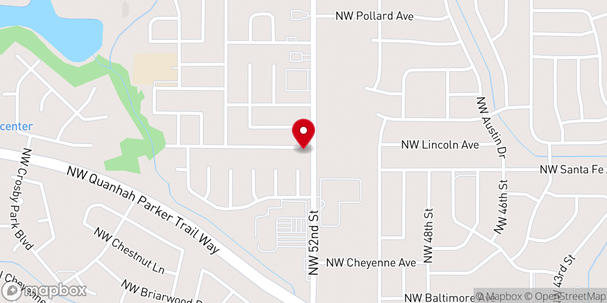 Map showing location of One in the Spirit Christian Church Corp