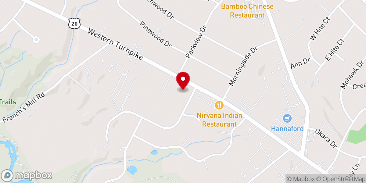 Map showing location of St. Boniface Episcopal Church