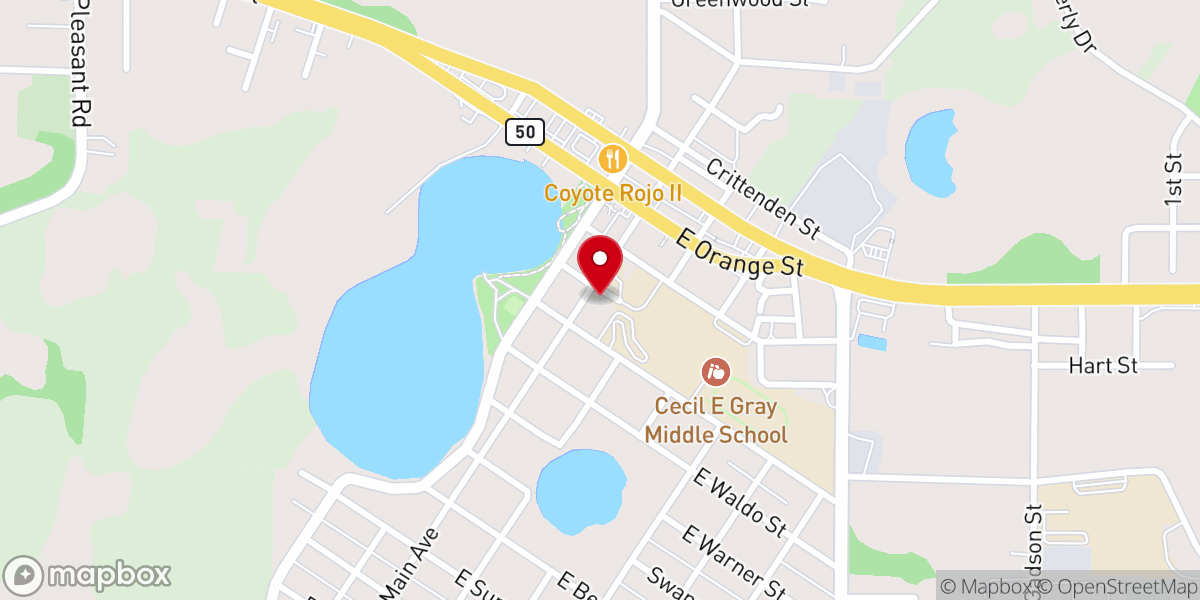 Map showing location of Edge United Methodist Church