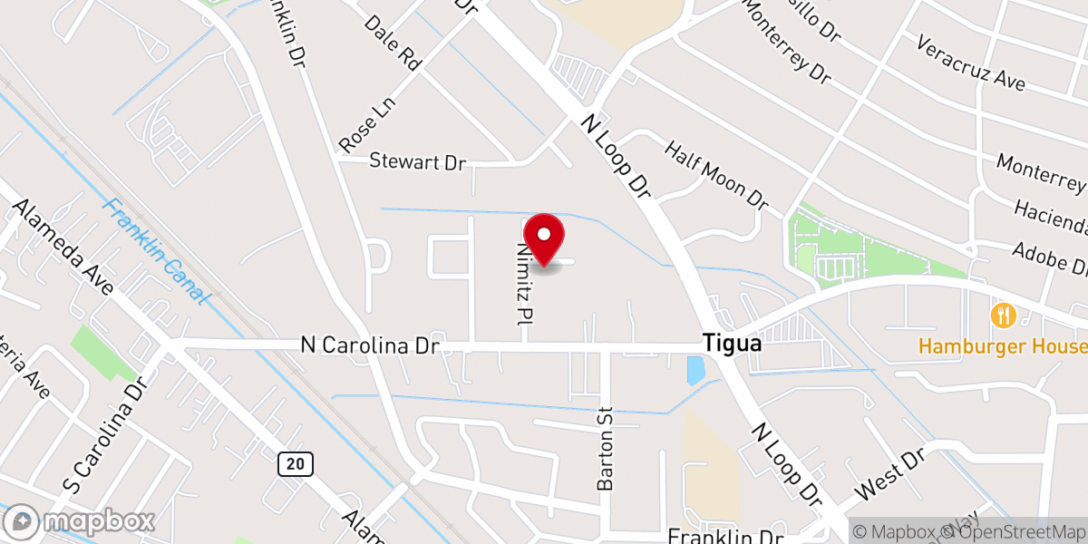 Map showing location of Holy Spirit of Hope Catholic Charismatic Church