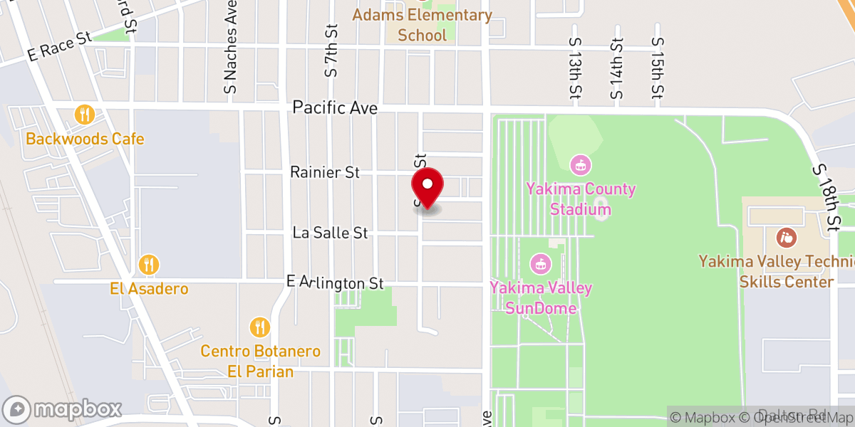 Map showing location of Comunidad de Dios Resplandece