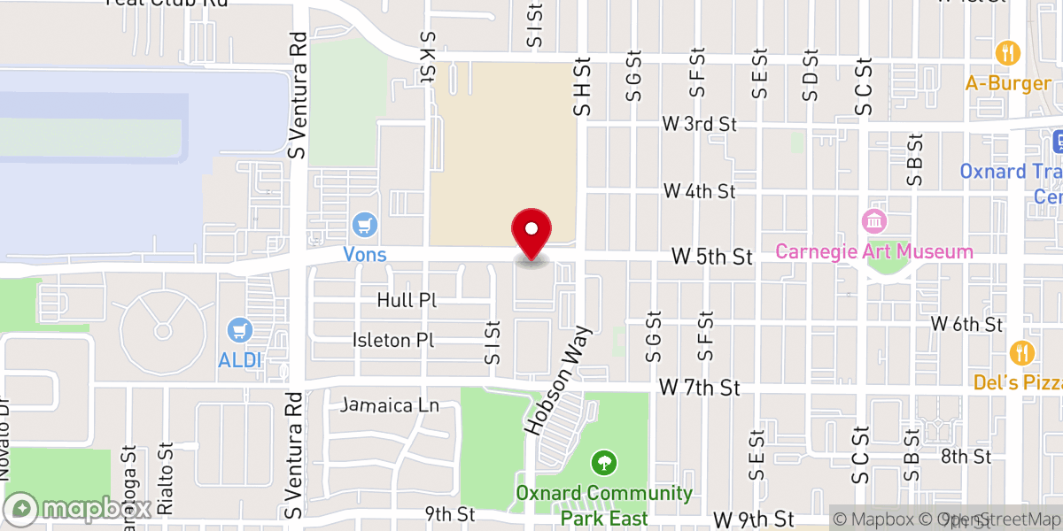 Map showing location of Grace Bible Church