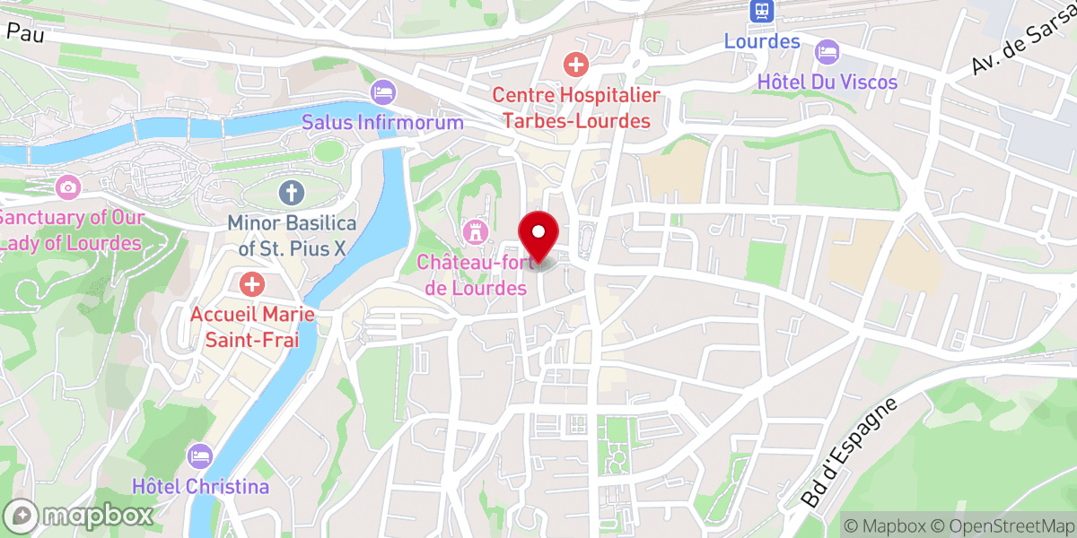 Map showing location of Le Cachot