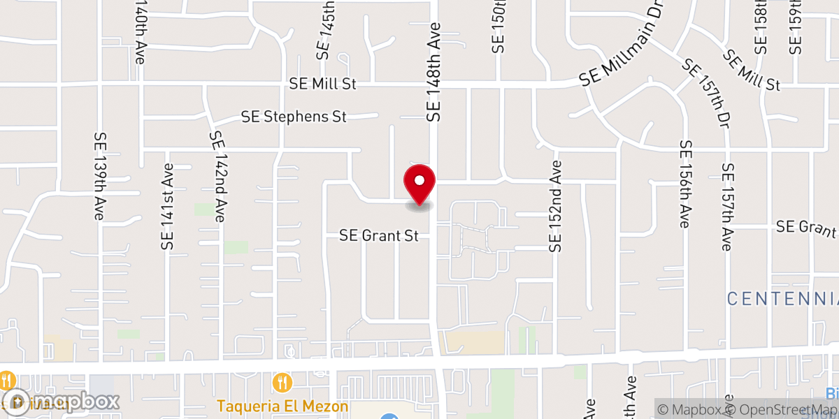 Map showing location of Vietnamese Hope Baptist Church