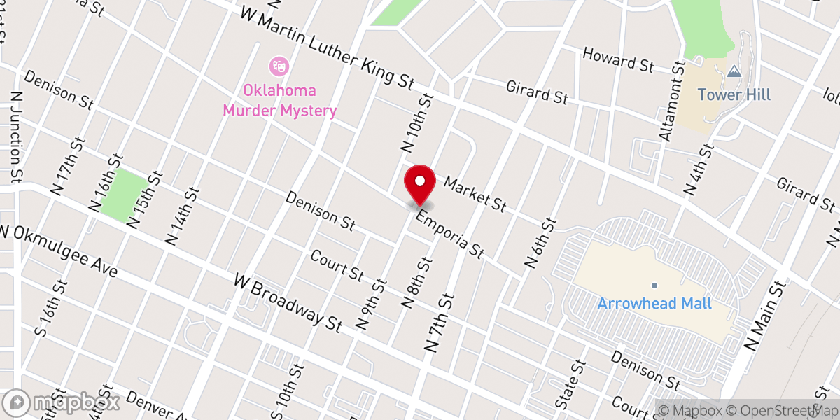 Map showing location of Turning Point New Deliverance Chuch