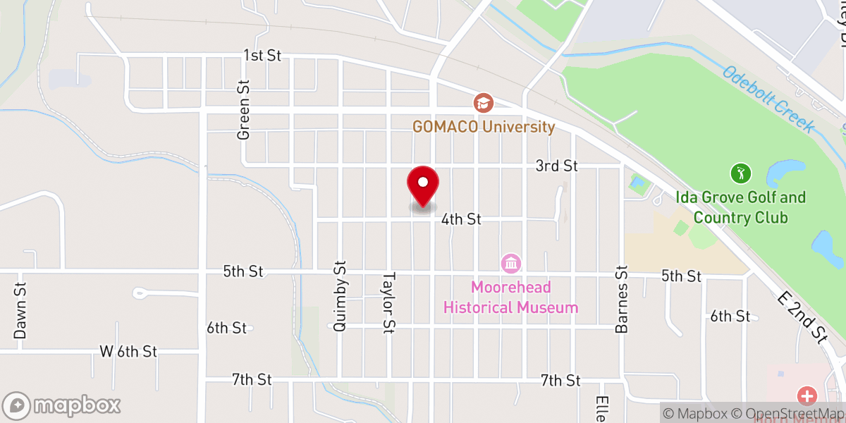 Map showing location of Faith Community Church