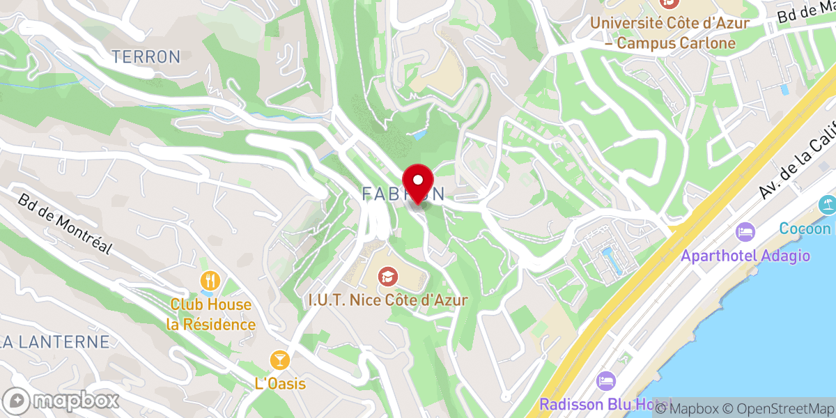 Map showing location of Chapelle de la Madonette