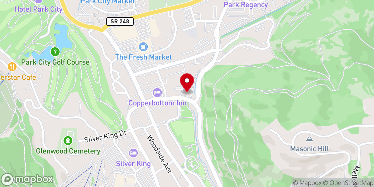 Map showing location of Christian Center Of Park City