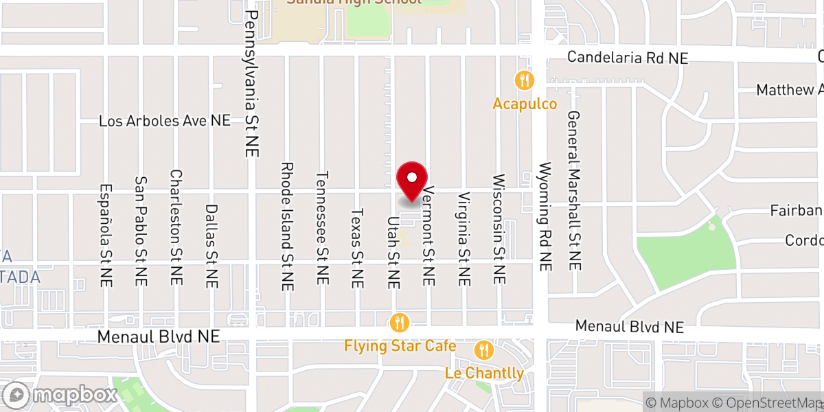 Map showing location of Our Lady of the Annunciation Catholic Church