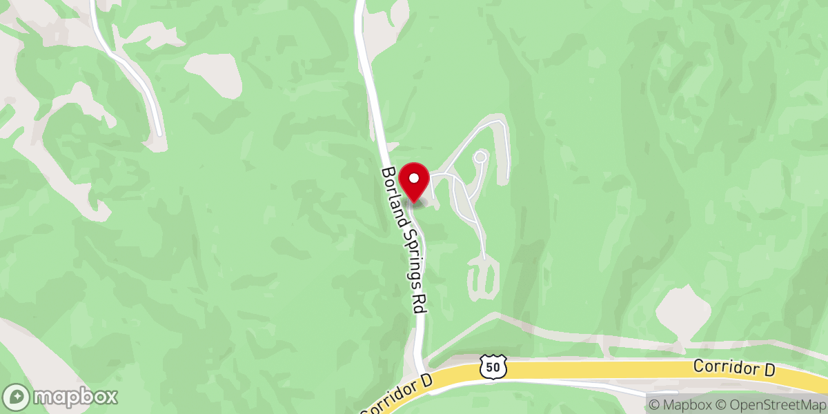 Map showing location of Mountwood Park Campground